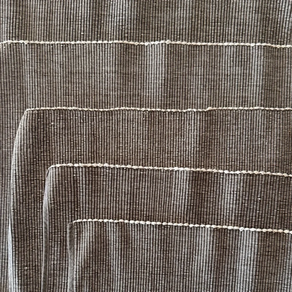 6 West Elm Dark Gray Placemats